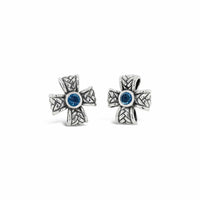 maltese cross earrings