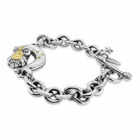 owl bracelet with moon