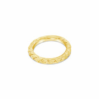 narrow stacking gold rings