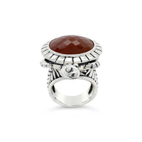 red stone turtle ring