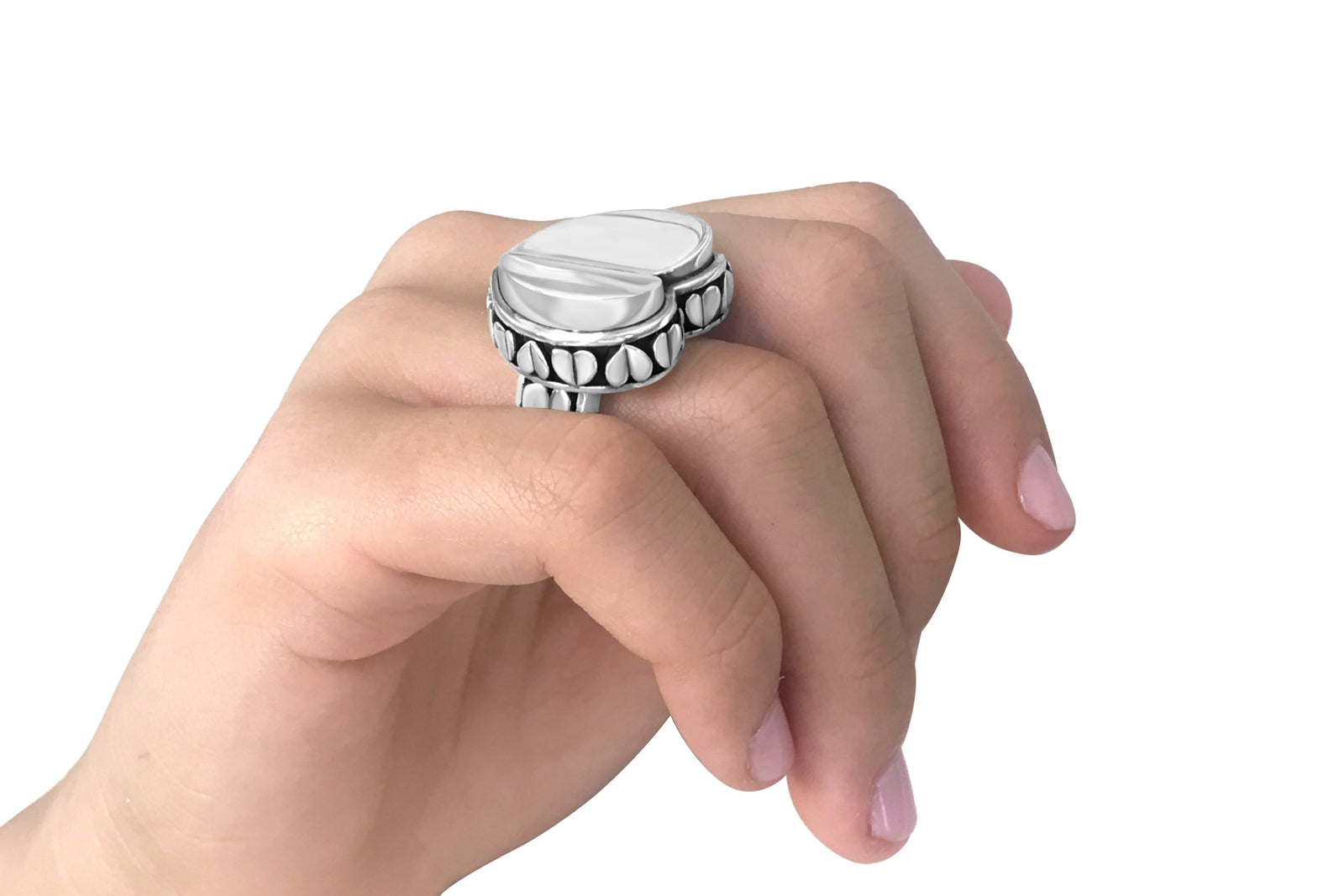 Silver Love Heart Ring - Saint By Sarah Jane