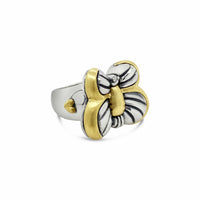 silver butterfly ring