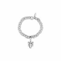 silver guardian angel bracelet