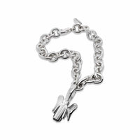 silver guardian angel bracelet