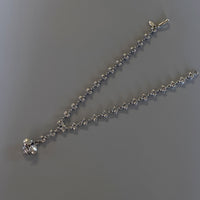 silver y necklace