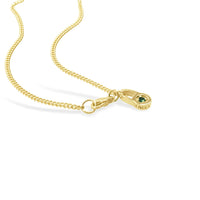 small thin gold chain necklace with lobster claw clasp and seneca jewelry charm