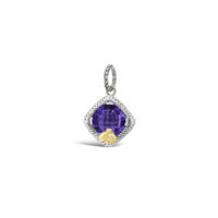small amethyst pendant for necklace