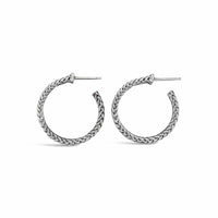 small silver hoop earrings