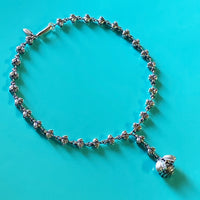 sterling silver bee necklace