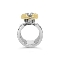 diamond bee ring