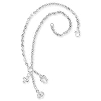 silver charm necklace