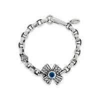 sterling silver cross bracelet