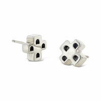 sterling silver cross earrings