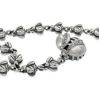 sterling silver bumblebee necklace