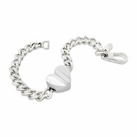 sterling silver heart bracelet
