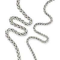 sterling silver wheat chain