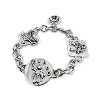 trinity charm bracelet