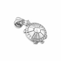 silver turtle pendant