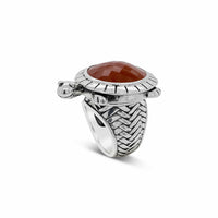 turtle ring carnelian