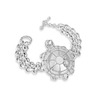 mama and baby turtle shell bracelet
