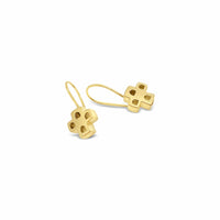 Gold Casa Cross Dangle Earrings