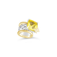 citrine ring sterling silver